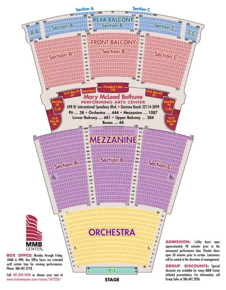 Seating Chart | Bethune-Cookman University