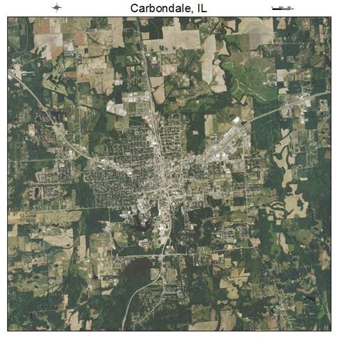 Aerial Photography Map of Carbondale, IL Illinois