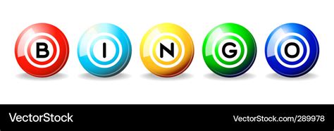 Bingo balls Royalty Free Vector Image - VectorStock