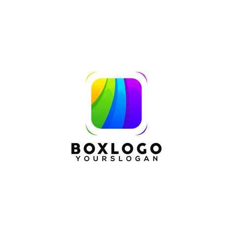 box colorful logo design 5462350 Vector Art at Vecteezy