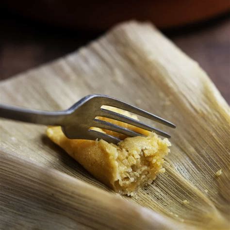 Vegetarian Tamales with Green Chile and Cheese - Pinch and Swirl