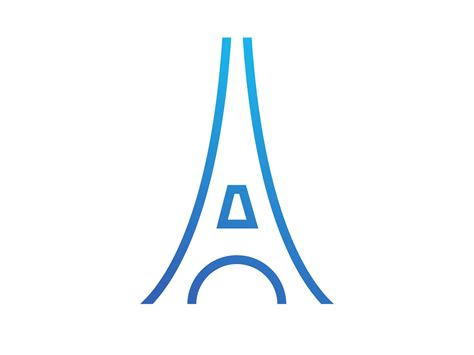 Eiffel Tower Logo - Paris Logo Design by Rick van Houten (ZORM) on Dribbble