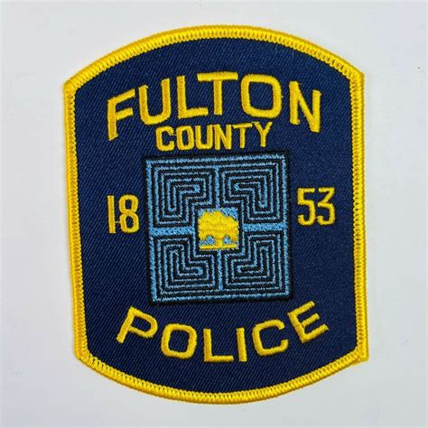 Fulton County Police Georgia Patch | eBay in 2020 | Fulton county, Fulton, Police