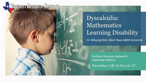 Dyscalculia: Mathematics Learning Disability - YouTube