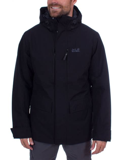 Jack Wolfskin Men's West Coast Jacket (Black) Insulating Winterjacket