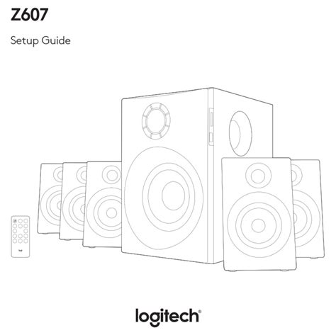 LOGITECH Z607 SETUP MANUAL Pdf Download | ManualsLib