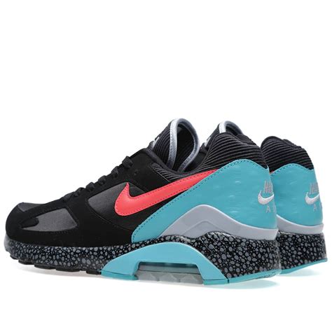 Nike Air Max 180 Black & Laser Crimson | END.