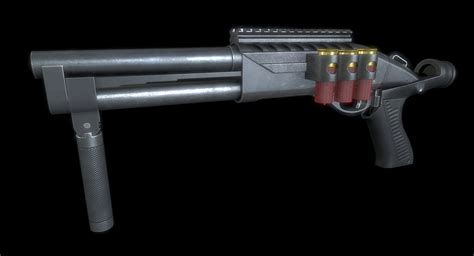 3d model super shorty shotgun