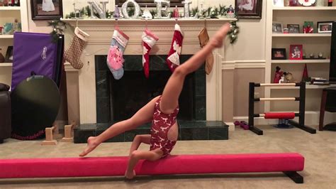 Christmas Gymnastics Challenge - YouTube