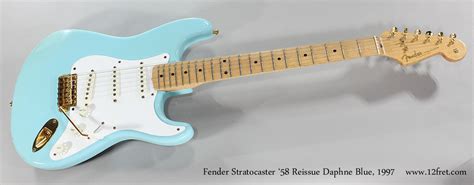 Fender Stratocaster '58 Reissue Daphne Blue, 1997 | www.12fret.com