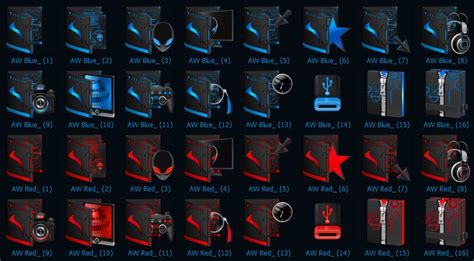 AlienWare ICOns by JohnsyCarver on DeviantArt