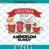 Anderson Family Drinks PNG, Christmas Drinks PNG, Family Christmas PNG, Merry Christmas PNG