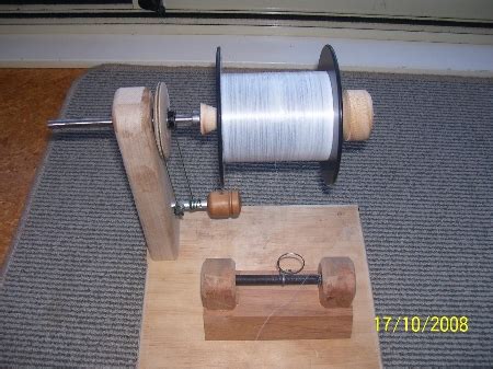 Homemade Fishing Line Spooling Station - Homemade Ftempo