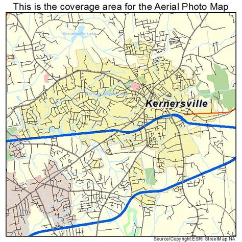 Aerial Photography Map of Kernersville, NC North Carolina