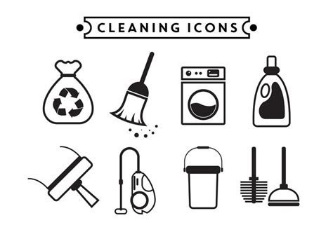 Cleaning Vector Icons 111011 Vector Art at Vecteezy