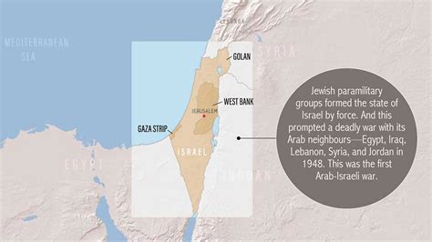 West Bank Gaza Strip Golan Heights Map - img-Aba