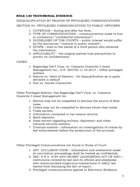 Rem Outline Notes 09.03.2020 | PDF | Confession (Law) | Trade Secret