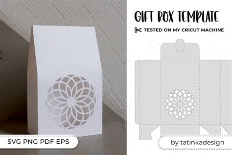 Gift box template, Candy box svg, Gift box svg, Favour box