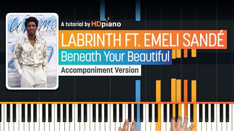 Beneath Your Beautiful by Emeli Sandé and Labrinth Piano Tutorial | HDpiano