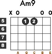 Am9 Guitar Chord Lesson for the Beginner | Guitar chords, Online guitar ...