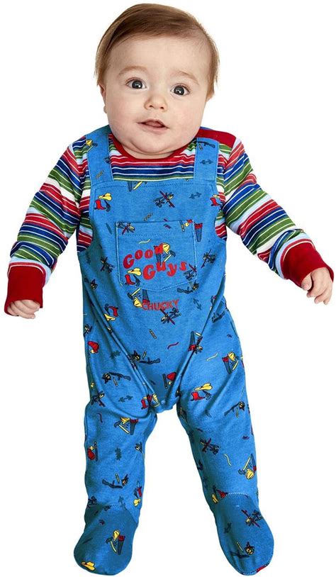 Smiffys Infant Smiffys Officially Licensed Chucky Baby Costume Smiffys ...