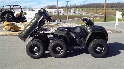 2012 Polaris Sportsman Big Boss 6x6 800 Sage Green - YouTube