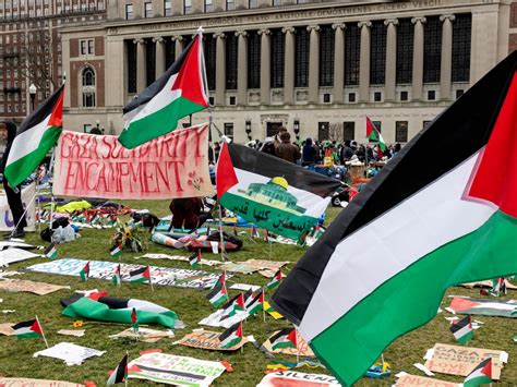 Photos: Columbia University moves classes online after Gaza protests