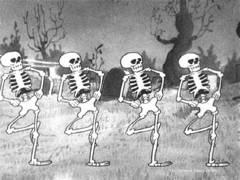 The Skeleton Dance (no 29) | Skeleton dance, Halloween cartoons, Vintage cartoon