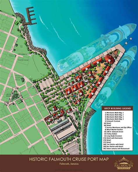 Falmouth Jamaica Cruise Port Map - Cities And Towns Map