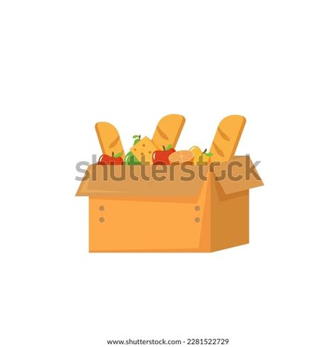 Grocery Store Supermarket Shopping Trolley Full Stock Vector (Royalty ...