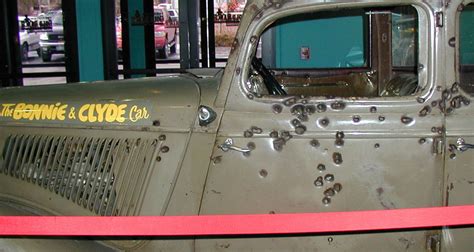 Bonnie and Clyde's Car - Bullet-Riddled 1934 Ford