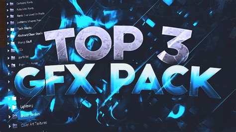 MY TOP 3 GFX PACK PHOTOSHOP 2019 - FREE DOWNLOAD - YouTube