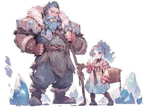 Dwarf parents 05.12.23 $4 36 by aibondar on DeviantArt