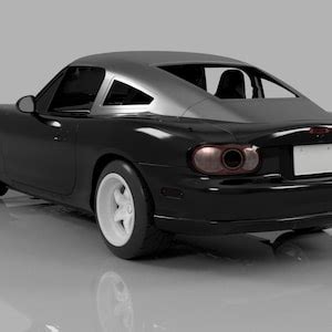 Miata Fastback Hardtop 3D Printable Model V2 220mm Printer - Etsy