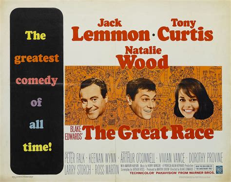 The Great Race 1965 Film | Natalie Wood Cinema Posters, Film Posters, Movie Posters Vintage ...