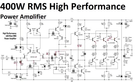 High Power Amplifier Circuit Diagram - buzzinspire