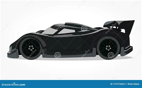 Car Illustration with Details and Shadow Effect Stock Vector - Illustration of classic, cool ...