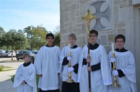 Altar Servers - Our Lady of Walsingham Catholic Church - Houston, TX