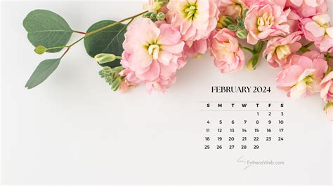 February 2024 Calendar Background Blog - Dania Electra