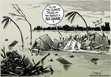 Typhoon Haiyan and the climate debate | Globecartoon - Political Cartoons - Patrick Chappatte