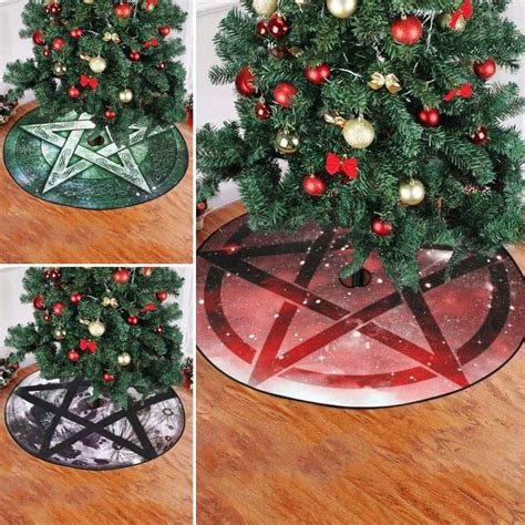 ⭐ Wicca christmas tree skirt ⭐ | Pagan christmas, Pagan yule, Black ...