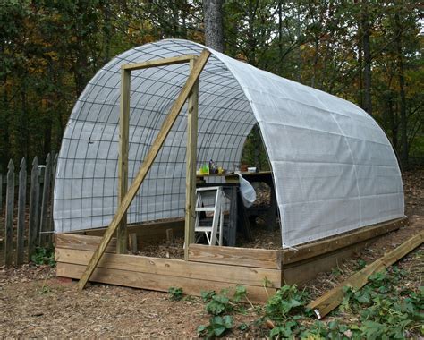 A Tiny Homestead: Building a permanent greenhouse with cattle panels ...