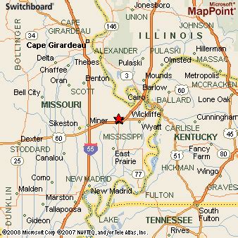 Where is Charleston, Missouri? see area map & more