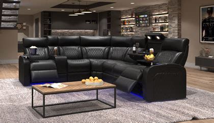 Home Theater Sectionals | Movie Room Sectional Sofas