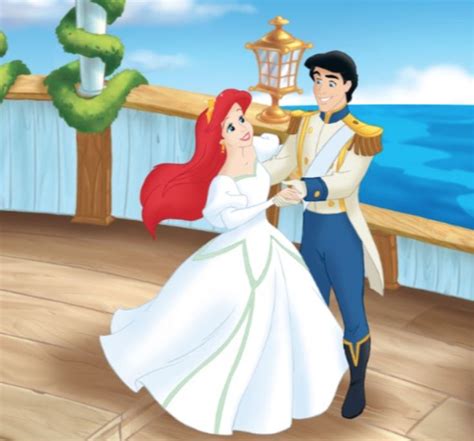 Ariel and Prince Eric's romantic Wedding dance | Disney princess ariel, Ariel the little mermaid ...