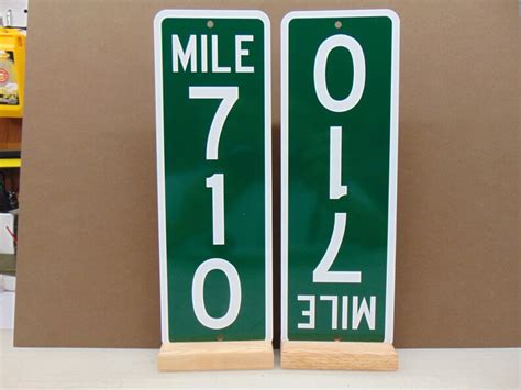 Highway sign Interstate Sign Road Sign. Mile Marker Street | Etsy