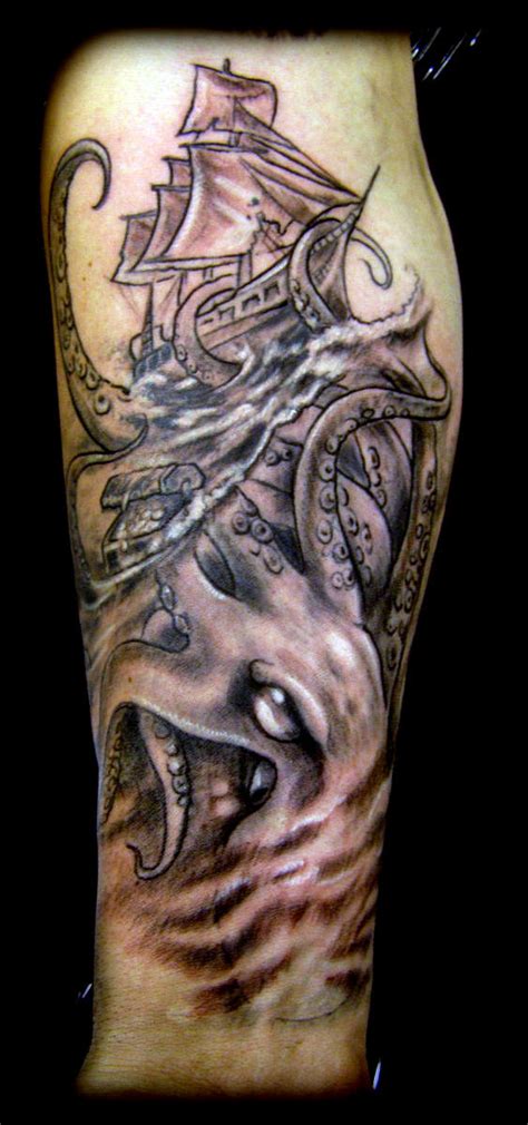 kraken tattoo by WildThingsTattoo on DeviantArt