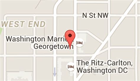 Map of Hilton Garden Inn Washington DC/Georgetown Area | Washington dc, Hilton garden inn, Ritz ...