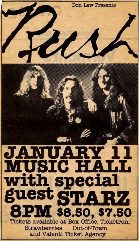 ~ Rush ~ | Music concert posters, Vintage concert posters, Concert posters