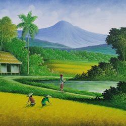 Detail Gambar Pemandangan Sawah Kartun Koleksi Nomer 35